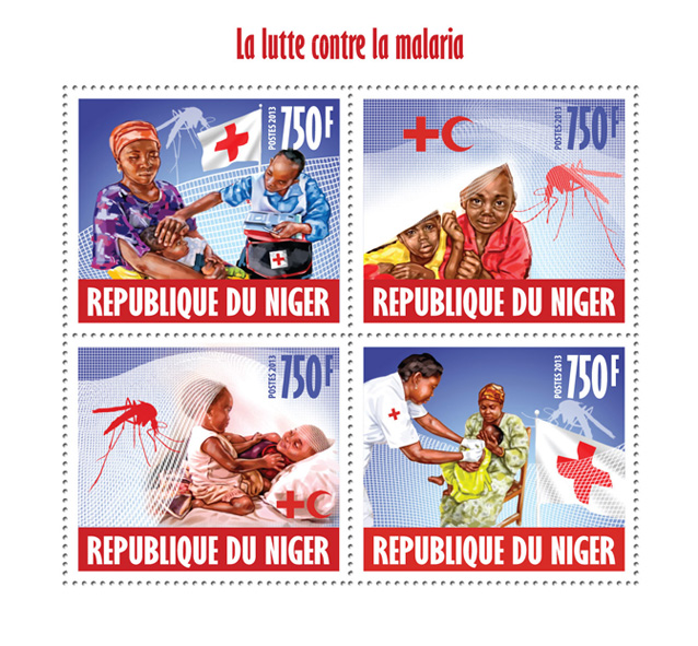 Malaria - Issue of Niger postage stamps