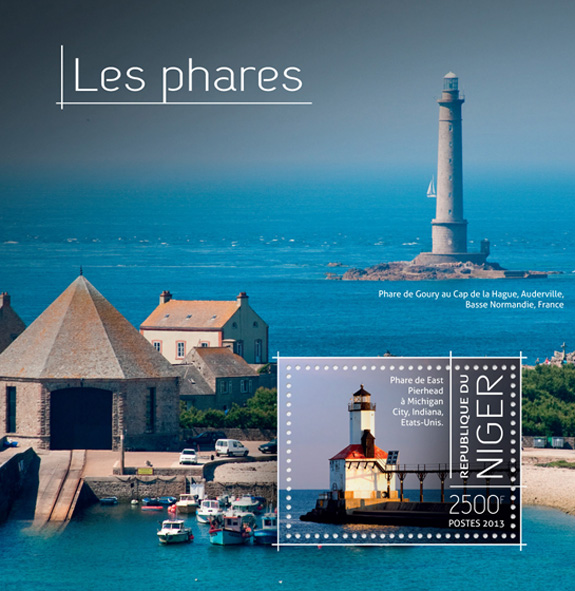 Lighthouses - Issue of Niger postage stamps