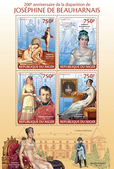 Josephine Beauharnais - Issue of Niger postage stamps
