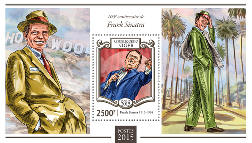 Frank Sinatra - Issue of Niger postage stamps