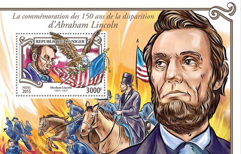 Abraham Lincoln - Issue of Niger postage stamps