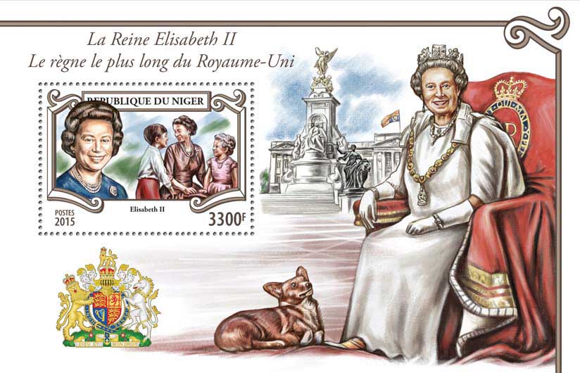Elisabeth II - Issue of Niger postage stamps