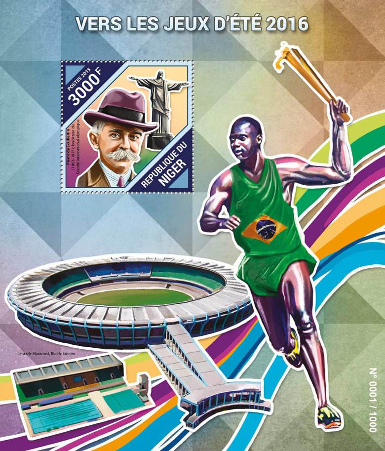 Sport - Issue of Niger postage stamps