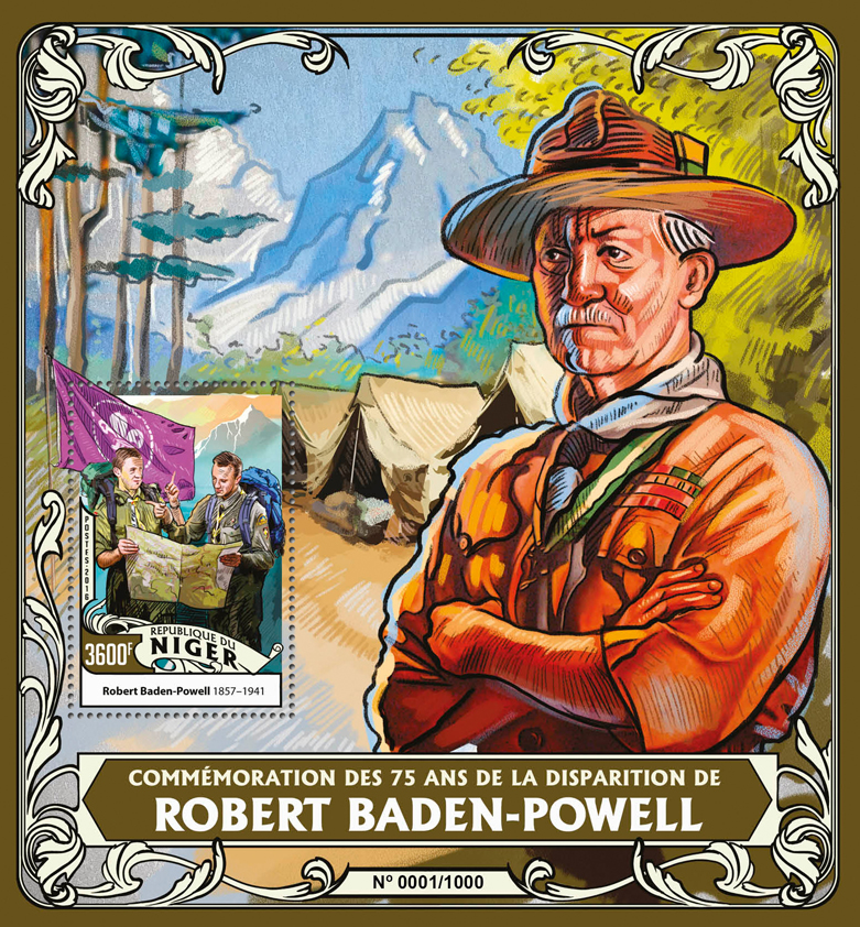 Robert Baden-Powell - Issue of Niger postage stamps
