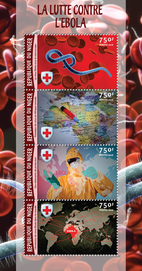 Ebola - Issue of Niger postage stamps