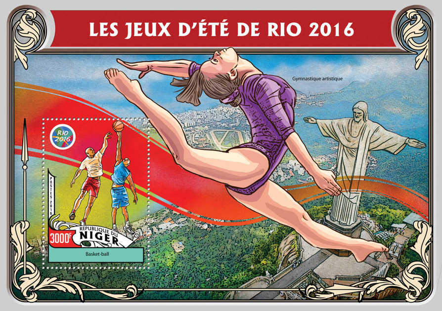 Rio 2016 - Issue of Niger postage stamps