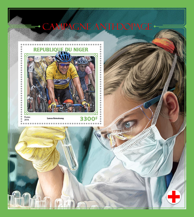 Anti-doping campaign - Issue of Niger postage stamps