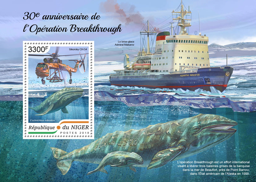  Operation Breakthrough - Issue of Niger postage stamps