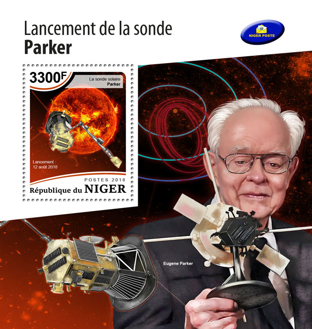 Parker Solar Probe - Issue of Niger postage stamps