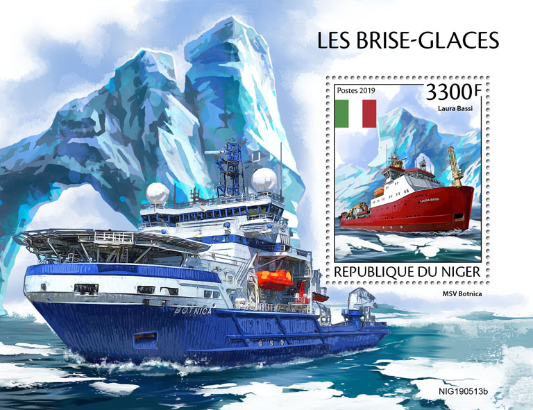 Icebreakers - Issue of Niger postage stamps